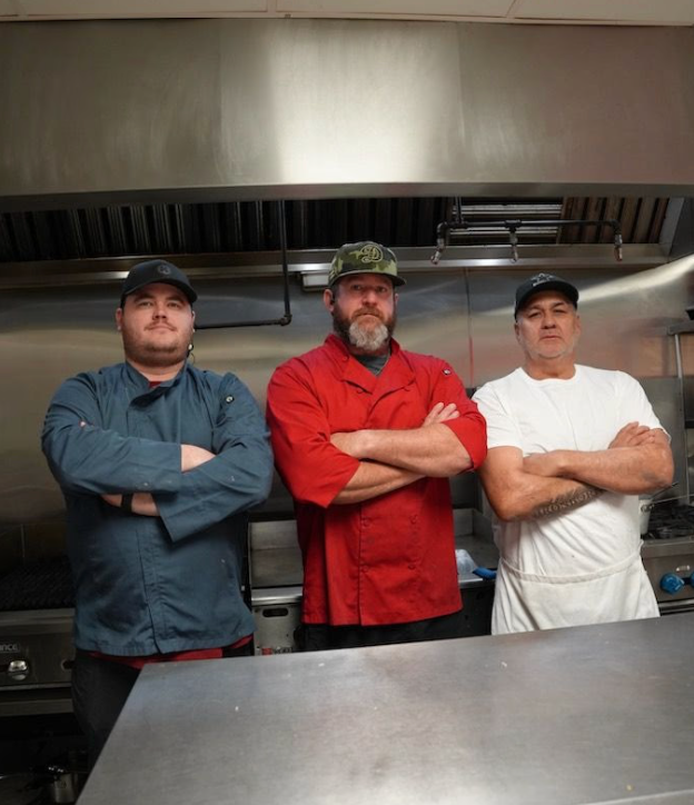 The three founders of Oklahoma Smoke BBQ.