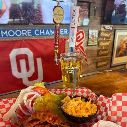 smoke-beer - Oklahoma Smoke BBQ beer and food setup