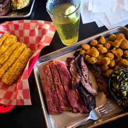 smoke-meal - Oklahoma Smoke BBQ Oklahoma Smoke BBQ displaying food on a tray.