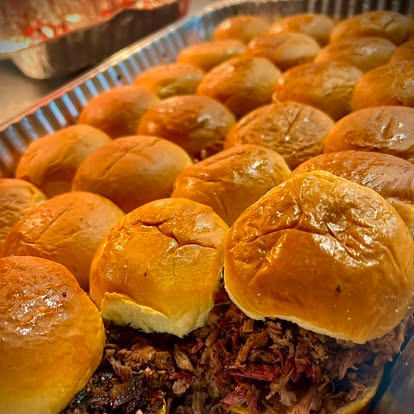 smoke-sliders - Oklahoma Smoke BBQ catering set of brisket sliders
